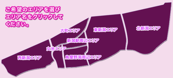 新潟市内ホテルマップ